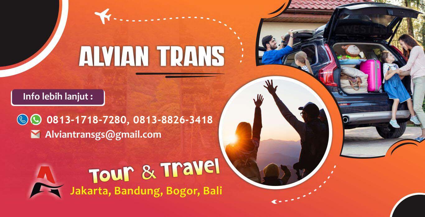 banner alvin trans travel jakarta bandung bogor